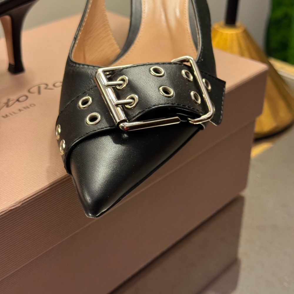 Gianvito Ross Milano Leith Slingback Pumps - Picture 7 of 11